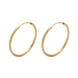 Brinco Argola Ouro 18k - OV/BR7612-12 - Ouro Vale Joias