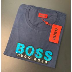 DIFERENCIADA BOSS BORDADA ESTMP DUPLA AZUL - Sdc3 - OUTLETDAPESTE