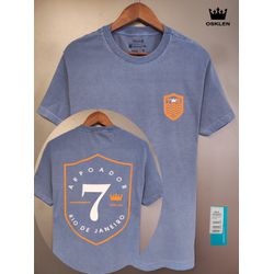 T-SHIRT ESTAMPA COSTAS AZUL - m10 - OUTLETDAPESTE