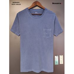 T-SHIRT RV BASICA BOLSO AZUL - m1 - OUTLETDAPESTE