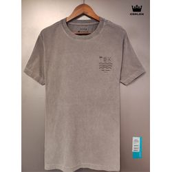 T-SHIRT ESTONADA CINZA ESTMO MINIMALISTA - Jma11 - OUTLETDAPESTE