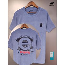 T-SHIRT ESTONADA AZUL ESTMP COSTAS - Jma10 - OUTLETDAPESTE