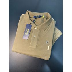 POLO RL MARROM CLARO - ok31 - OUTLETDAPESTE