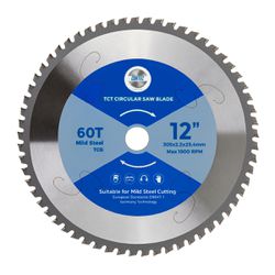 Disco De Corte Metal Cortec Multiuso 12'' 60 Dentes - Outlet do Marceneiro