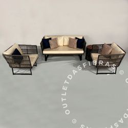 Conjunto França (Ambiente 4 lugares) - franc4lu - Outlet das Fibras