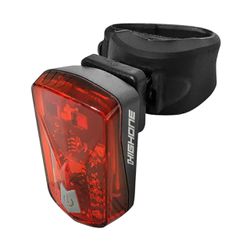 Vista Light Traseiro 3 Funções 5 Lm Usb Vermelho H... - OVERBIKE