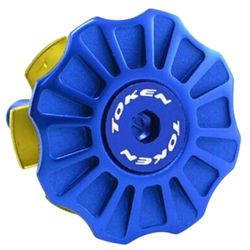 Tampa Da Direção Tk291 Azul TOKEN - OVERBIKE