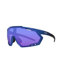 Oculos Hb Spin Azul Com Lente Azul Espelhada E Lil... - OVERBIKE