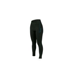 Calça Ciclismo Mona Feminina Preto/Turquesa Free F... - OVERBIKE