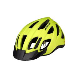 Capacete Centro Led Mips Verde Fluorescente Tam. M... - OVERBIKE