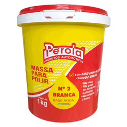 Massa de Polir Nr. 2 Base D'água 1kg Pérola - 681 - OXIFRANCA