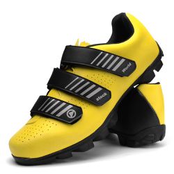  Sapatilha Ciclismo MTB Com Clipe Oxy Shoes Amarela 1066