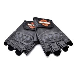 Luva Harley Davidson Motociclista Em Couro - OXY SPORT