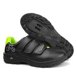 Sapatilha Ciclismo COM CLIP MTB Oxy Shoes VERDE 10758 - OXY SPORT