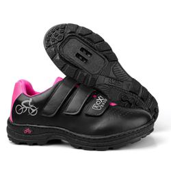 Sapatilha Ciclismo COM CLIP MTB Oxy Shoes ROSA 10756 - OXY SPORT