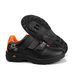 Sapatilha Ciclismo COM CLIP MTB Oxy Shoes LARANJA 10759 - OXY SPORT