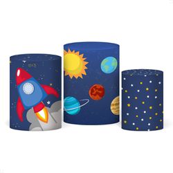 Trio Capas de Cilindros - Astronauta - PAINEL E CORES