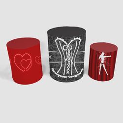 Trio Capas de Cilindros - Chá Lingerie - Despedida... - PAINEL E CORES