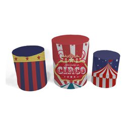 Trio Capas de Cilindros - Circo - PAINEL E CORES