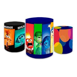 Trio Capas de Cilindros - Divertidamente - PAINEL E CORES