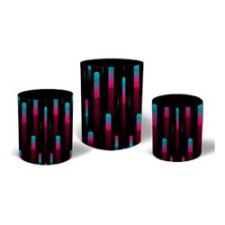 Trio Capas de Cilindros - Festa Eletrônica - PAINEL E CORES