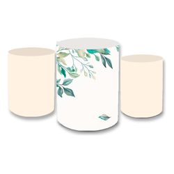 Trio Capas de Cilindros - Floral - PAINEL E CORES