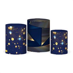 Trio Capas de Cilindros - Geométricos - PAINEL E CORES