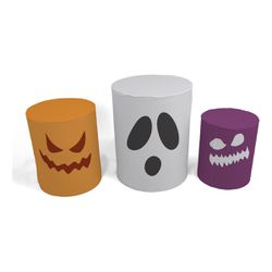 Trio Capas de Cilindros - Hallowen - PAINEL E CORES