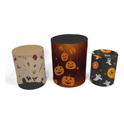 Trio Capas de Cilindros - Hallowen - PAINEL E CORES