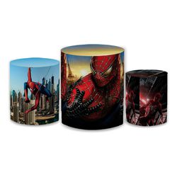 Trio Capas de Cilindros - Homem Aranha Baby - PAINEL E CORES