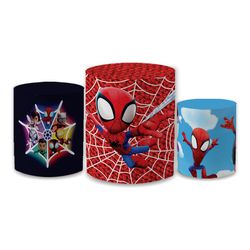 Trio Capas de Cilindros - Homem Aranha Baby - PAINEL E CORES