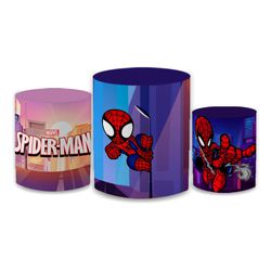 Trio Capas de Cilindros - Homem Aranha Baby - PAINEL E CORES