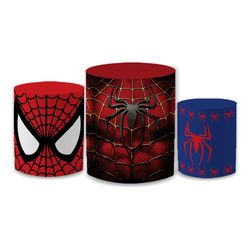 Trio Capas de Cilindros - Homem Aranha Baby - PAINEL E CORES