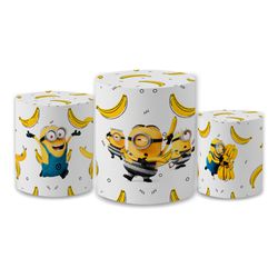 Trio Capas de Cilindros - Os Minions - PAINEL E CORES