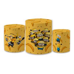 Trio Capas de Cilindros - Os Minions - PAINEL E CORES