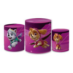 Trio Capas de Cilindros - Patrulha Canina - PAINEL E CORES
