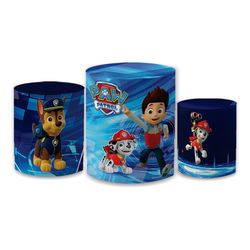 Trio Capas de Cilindros - Patrulha Canina - PAINEL E CORES