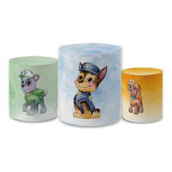 Trio Capas de Cilindros - Patrulha Canina - PAINEL E CORES