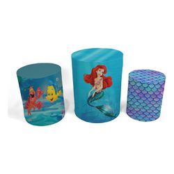 Trio Capas de Cilindros - Pequena Sereia - PAINEL E CORES