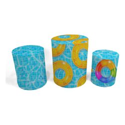 Trio Capas de Cilindros - Pool Party - PAINEL E CORES