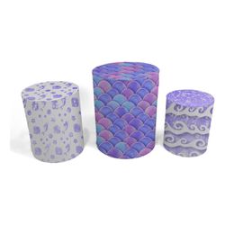 Trio Capas de Cilindros - Sereia - PAINEL E CORES