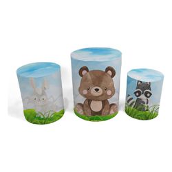 Trio Capas de Cilindros - Urso - PAINEL E CORES