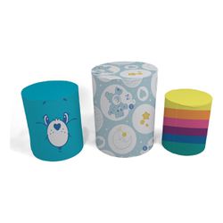 Trio Capas de Cilindros - Urso - PAINEL E CORES