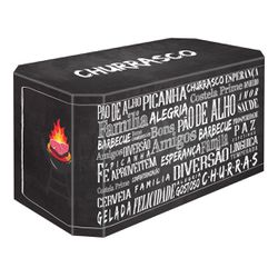 Capa Decorativa de Mesa - Churrasco - PAINEL E CORES
