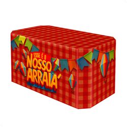 Capa Decorativa de Mesa - Festa Junina - PAINEL E CORES
