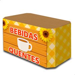 Capa Decorativa de Mesa - Festa Junina - PAINEL E CORES