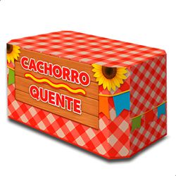 Capa Decorativa de Mesa - Festa Junina - PAINEL E CORES