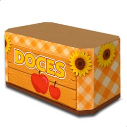 Capa Decorativa de Mesa - Festa Junina - PAINEL E CORES