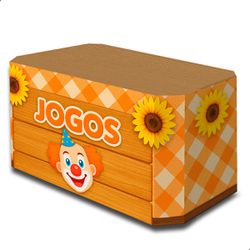 Capa Decorativa de Mesa - Festa Junina - PAINEL E CORES