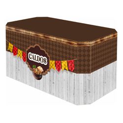 Capa Decorativa de Mesa - Festa Junina - PAINEL E CORES